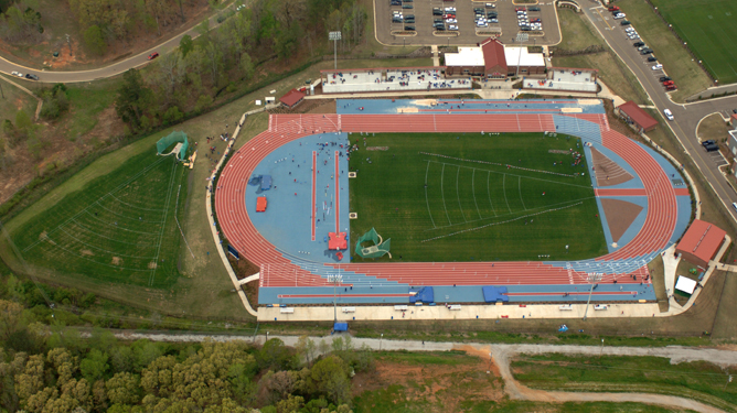 Photo by Robert Jordan Ole Miss Track Complex. UM file photo by Robert Jordan.