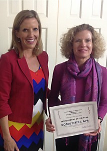 Oxford/Ole Miss PRAM president Kelly Graeber with Robin Street, APR.