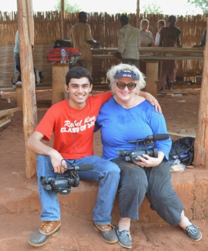 Sudu Upadhyay, left, in Hedome, Togo, with the Ole Miss Engineers Without Borders in January 2014.