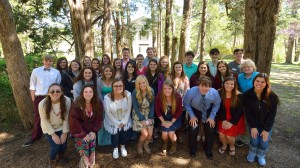 Fellows from the first class of the Mississippi Excellence in Teaching Program gathered at UM in April where they toured Rowan Oak, the historic home of novelist William Faulkner, among other activities. 