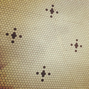 The tile at Bryant Hall. Photo by Michael Newsom 