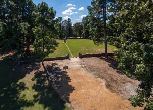 The Confederate Soldiers Cemetery, located on campus behind the Tad Smith Coliseum. 
