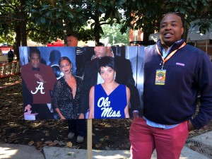 Oscar Pope of Atlanta photoshopped this gem before he traveled to the game. This references Solange getting scrappy with her sister Beyonce's husband Jay-Z in an elevator earlier this year. Ole Miss was scrappy, too. 