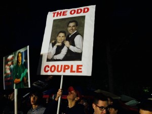 It really is an unexpected combination.