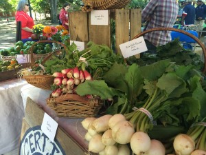 Yokna Bottoms Farm offered a variety of vegetables for sale at Food Day Festival and Farmer's Market Thursday. 