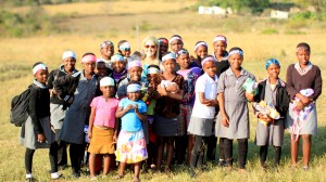 Children of Swaziland are thankful for their new Bandiez headbands. 