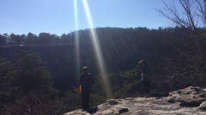 We hiked along the rim trail of Cloudland Canyon and the view was gorgeous.