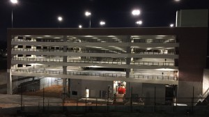 The Pavilion Parking Garage will be available this summer as a free trial for UM faculty and staff. Photo by Innovative Construction Management.