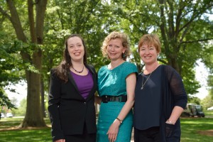 2015 College of Liberal Arts Teaching Award Recipients.  (from left): Cora Lee Graham Outstanding Teacher of Freshman: Hilary Becker, Outstanding Teacher of Year: Kathryn McKee,Outstanding Instructor of Year  Photo by Kevin Bain/Ole Miss Communications