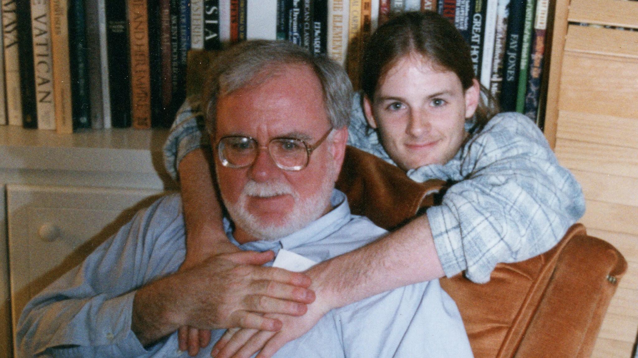 Morgan Martin, right, and his father, Benjamin Martin. 