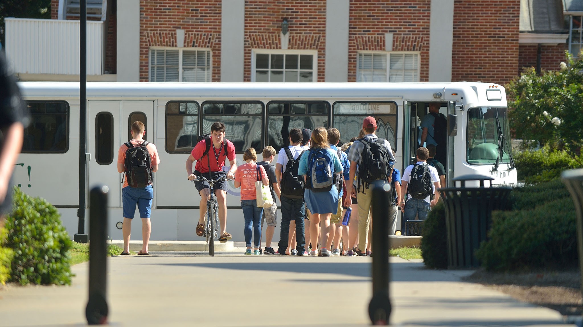 There will be bus route and parking changes on campus for the fall semester. Photo by Nathan Latil/Ole Miss Communications