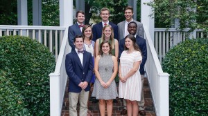 2015 Croft Scholars include (front , from left): Zac Herring, Abby Bruce, Alexis Smith; (middle, from left): Marguerite Marquez, Caroline Bass, Jarvis Benson, (top, from left to): Jacob Gambrell, John Chappell and Wes Colbert. Not Pictured: Delaney Holton. (Courtesy photo by Joe Worthem Photography).
