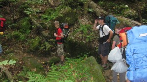Boy Scouts with Troop 146 in Oxford go backpacking in the Sipsey Wilderness of northern Alabama.
