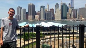 UM senior Harris Ormecher, a marketing major from Austin, Texas, attended the Democratic National Convention in Philadelphia this summer as part of his work with Washington, D.C., shadow senator Paul Strauss.