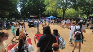 Interactive and informational booths will be set up in front of the Student Union on October 19, from 11a.m.- 2p.m. for ReadyCampus, an effort to teach students about disaster preparedness. Photo by Kevin Bain/Ole Miss Communications