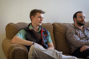 Peeler says he draws strength from those in the CRC group. Photo by Megan Wolfe / Ole Miss Digital Imaging Services