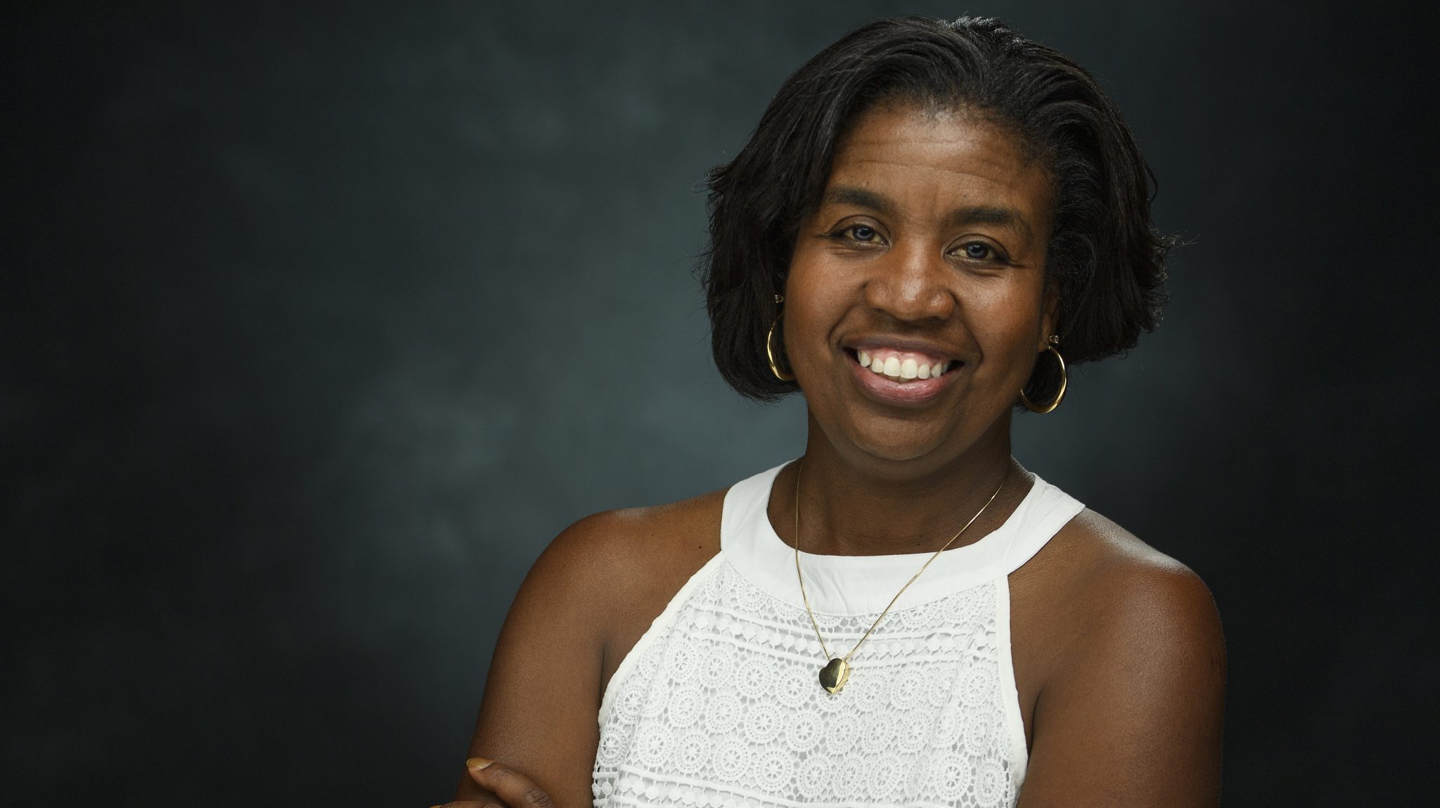 Poet January O’Neil is the University of Mississippi's John and Renée Grisham Writer in Residence for the 2019-2020 academic year. Photo by Thomas Graning/Ole Miss Digital Imaging Services