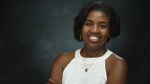 Poet January O’Neil is the University of Mississippi's John and Renée Grisham Writer in Residence for the 2019-2020 academic year. Photo by Thomas Graning/Ole Miss Digital Imaging Services