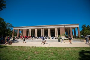 The University of Mississippi’s student union recently underwent a massive expansion and renovation that added 80,000 square feet to the building. Photo by Kevin Bain/Ole Miss Digital Imaging Services